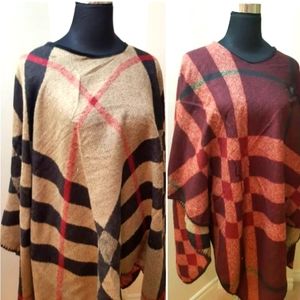 Reversible Poncho NEW IN PKG